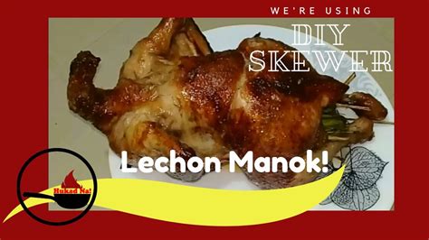 PINOY LECHON MANOK using DIY BBQ Machine.